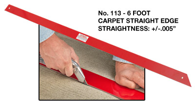 Crain 535 3' Carpet Straight Edge