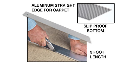 Aluminum Non-slip Straight-edge 6 inch 